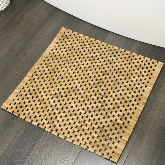Woodblock Bath Mat