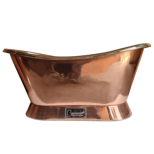 67 mm x 26 mm Freestanding Double Slipper Bathtub