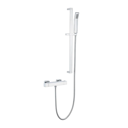 Pure Kartell Thermostatic Shower with Dual Shower Head