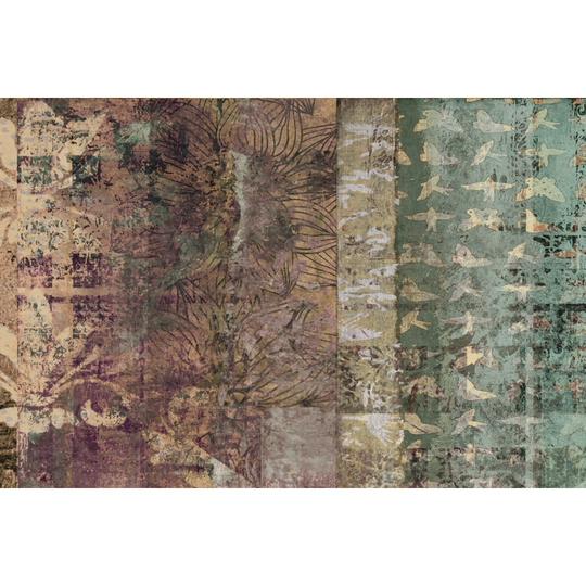 Lotus Patina II by Ricki Mountain - Wrapped Canvas Art Prints