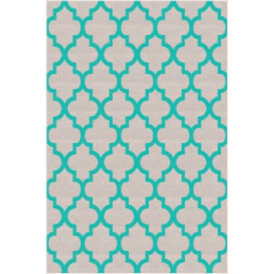 Kelsie Flatweave Cotton Green/Grey Rug