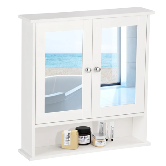 56cm x 58cm Recessed Mirror Cabinet
