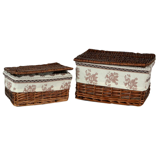 Nicola Wicker 2 Piece Basket Set