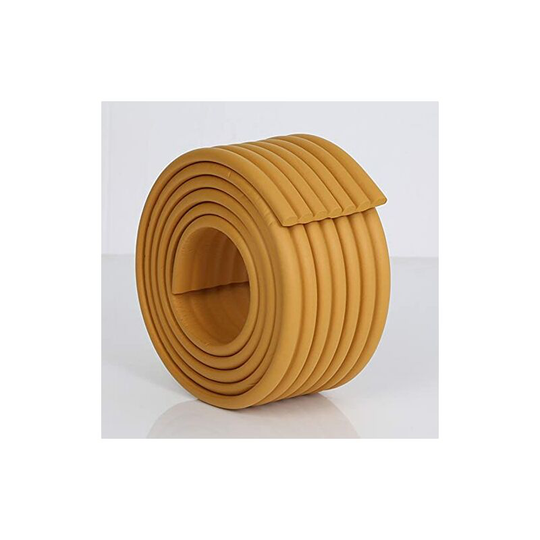 2m Protection Child Safety Table Corner Anti-Collision Strip Protector (Light Brown)