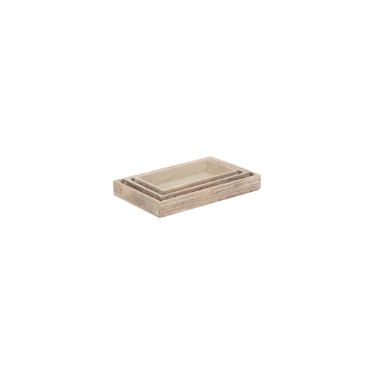 Traver 3 Piece Serving Tray Set