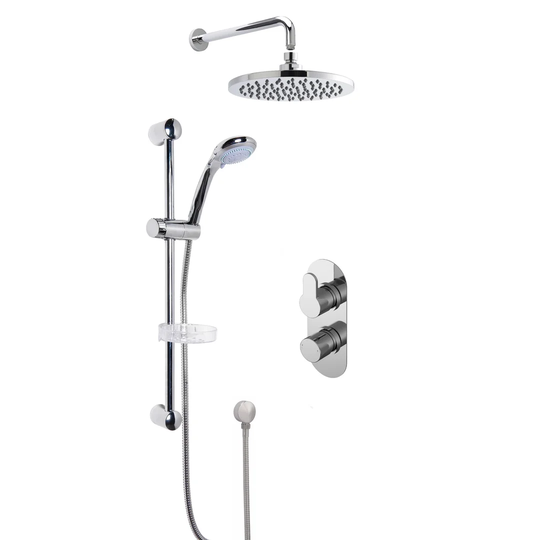Thermostatic Shower with Dual Shower Head