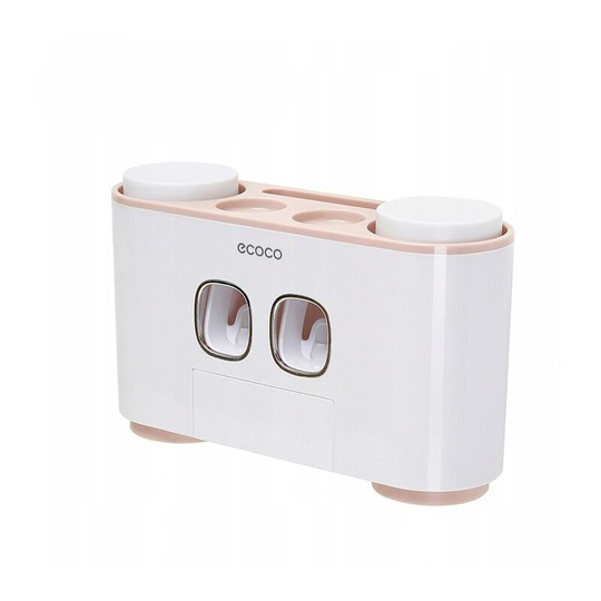 Wall Bracket for Bathroom Shelf Automatic Pink Toothpaste