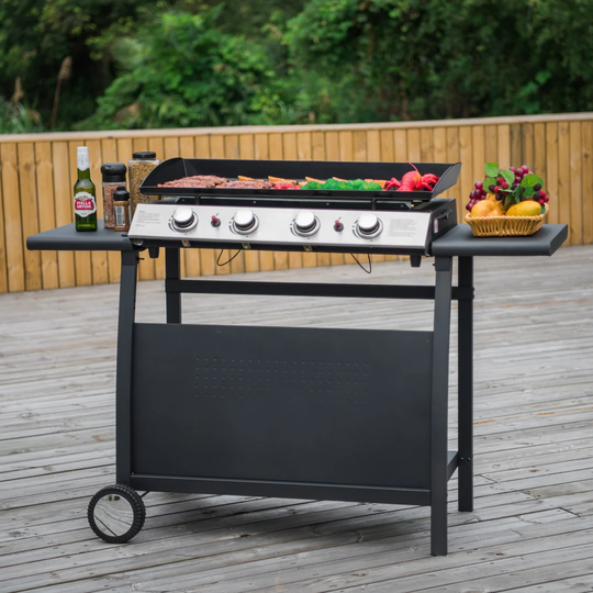 Elsah 4 - Burner Flat Top Propane Gas BBQ