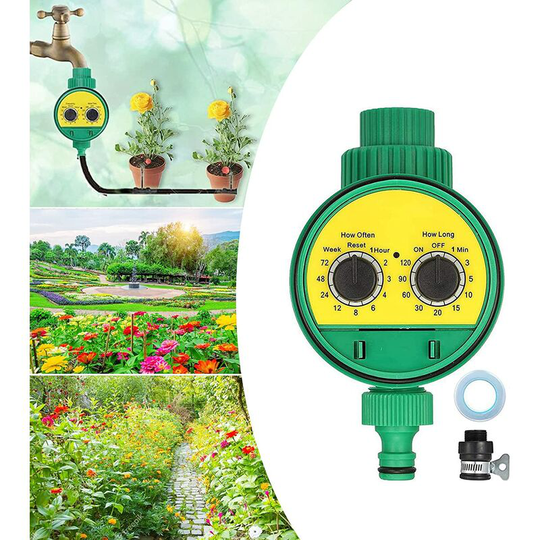 Gift - Digital Programmable Automatic Watering Timer Hose Faucet Smart Timer Sprinkler Irrigation Watering System Controller for Garden Farm Lawn