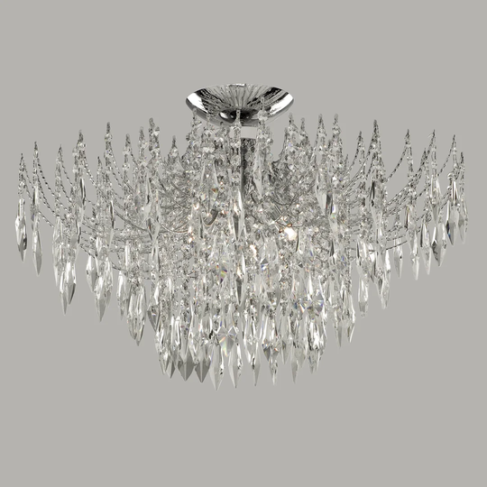 Ambrosia 4 -Light 46cm Semi Flush Mount