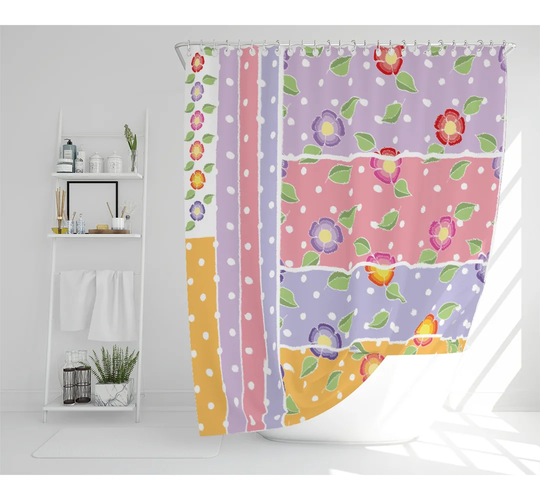 Hertfordshire Polyester Shower Curtain Set
