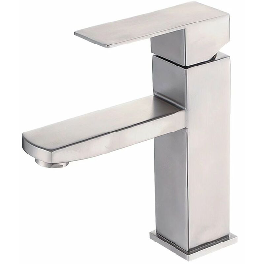 304 Stainless steel faucet Bathroom hot and cold water tap Bathroom washbasin under the sink faucet (c)