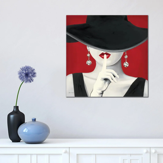 Haute Chapeau Rouge by Marco Fabiano - Graphic Art Print on Canvas