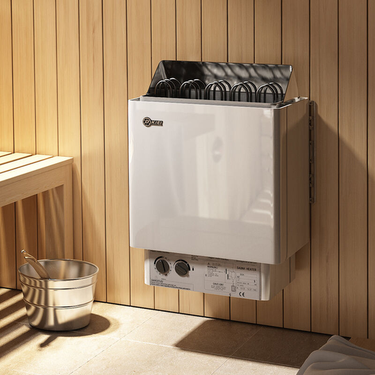 Livingandhome - 9KW Stainless Steel Electric Sauna Heater Stove with Built-in Control