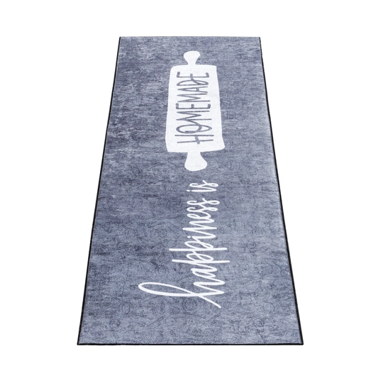 Flatweave Black/White Rug