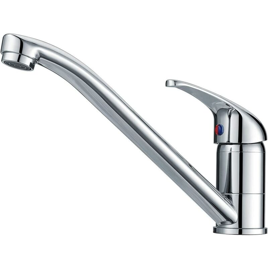 Anti-Corrosion and Anti-Rust Chrome Kitchen Faucet Single Lever Cold & Hot Mixer Tap Available