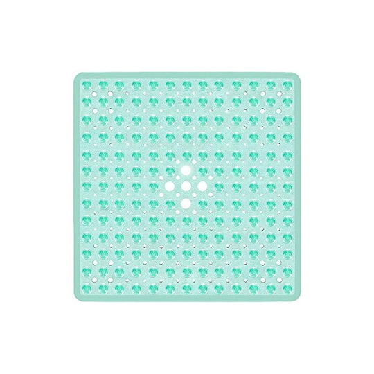 Perlerare - Non Slip Square Bath Mat with Suction Cups - Durable and Stylish - Non Slip Shower Mat - Modern Design - Quality Suction Cups - Machine