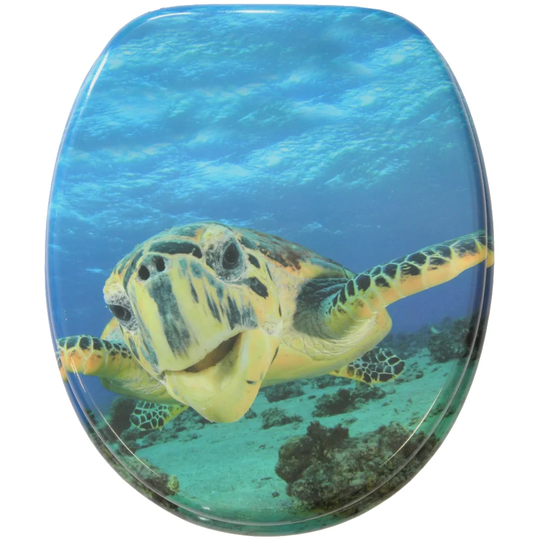 Turtle Soft Close Elongated Toilet Seat