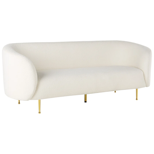 Adylinn 200Cm Round Arm Curved Sofa
