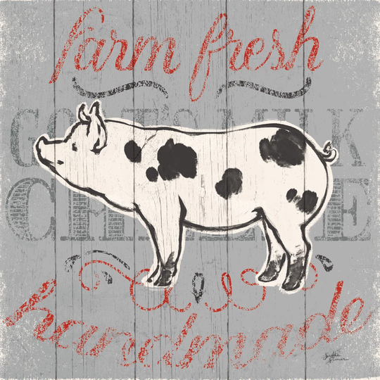Farmers Market IX by Janelle Penner - Wrapped Canvas Typography Print