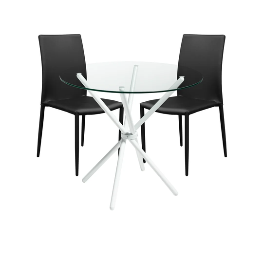 Daleyza Dining Set with 2 Chairs