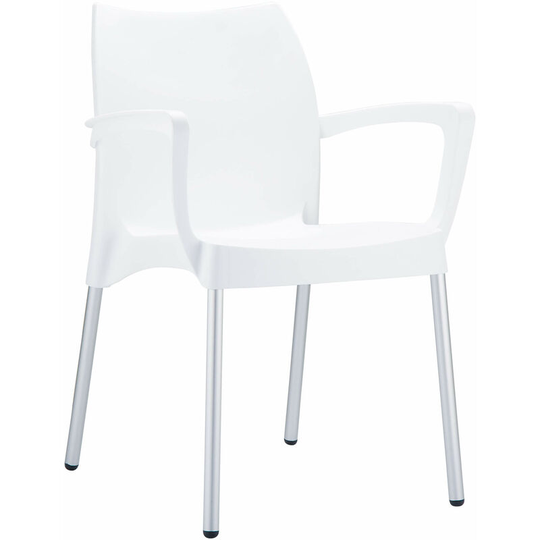 Lolce Armchair - White - White