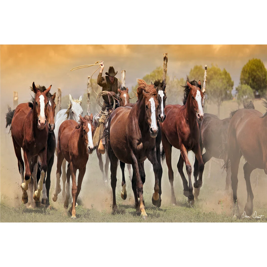 The Chase V - Wrapped Canvas Art Prints