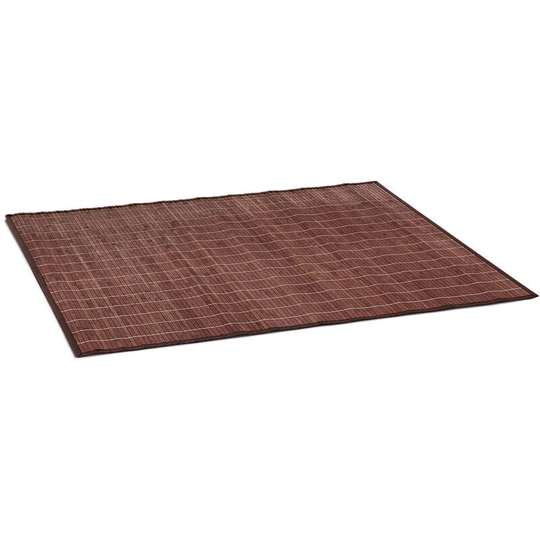 Relaxdays - Bamboo Bath Mat 100 x 80 cm Bathroom Mat of Wood with Anti-Slip Underside, Perfect for use as Bathtub Mat or Shower Mat, Brown