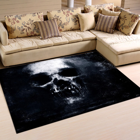 Ilovemilan - Skull living room carpet bedroom dining room floor mat carpet 80 * 120cm