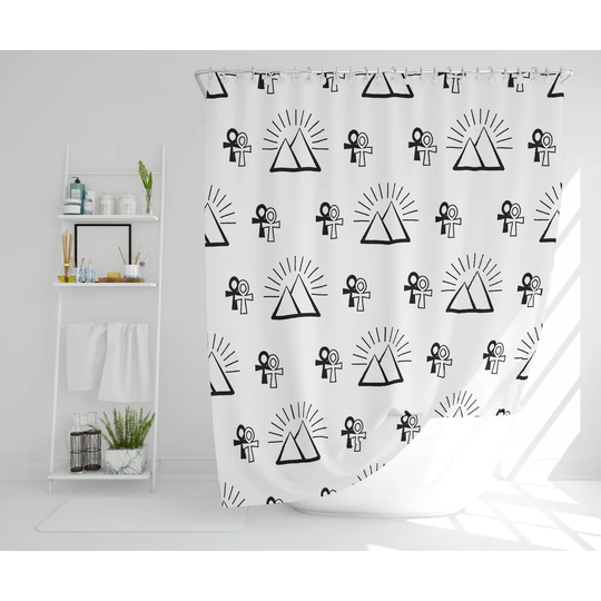 Regner 2 Piece Polyester Shower Curtain Set