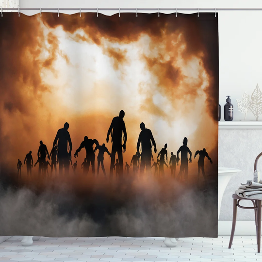 Beverlye 13 Piece Polyester Shower Curtain Set