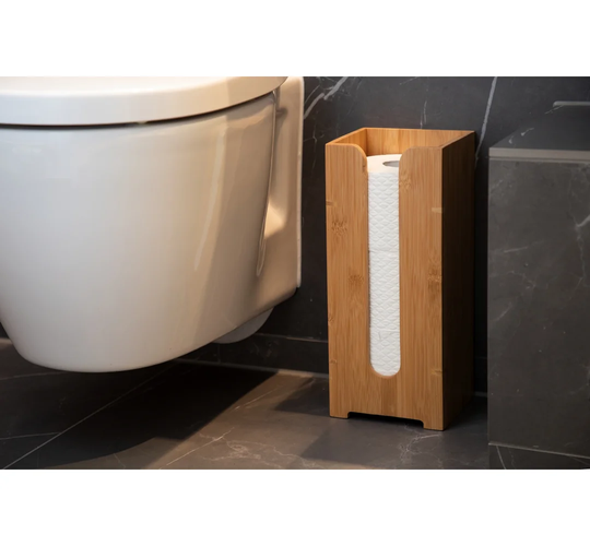 WENKO Toilet paper holder Bambusa, Made of bamboo