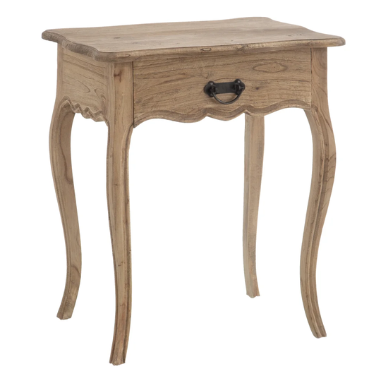 Aiyla Mindi Wood Side Table