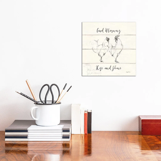 Life at Home I Shiplap by Avery Tillmon - Wrapped Canvas Graphic Art