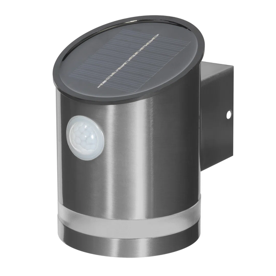 LED Solar Outdoor Sconce with Motion Sensor