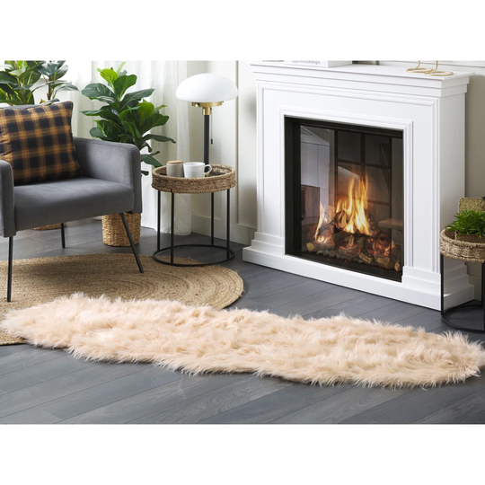 Xenia Novelty 60Cm X 180Cm Peach Area Rug
