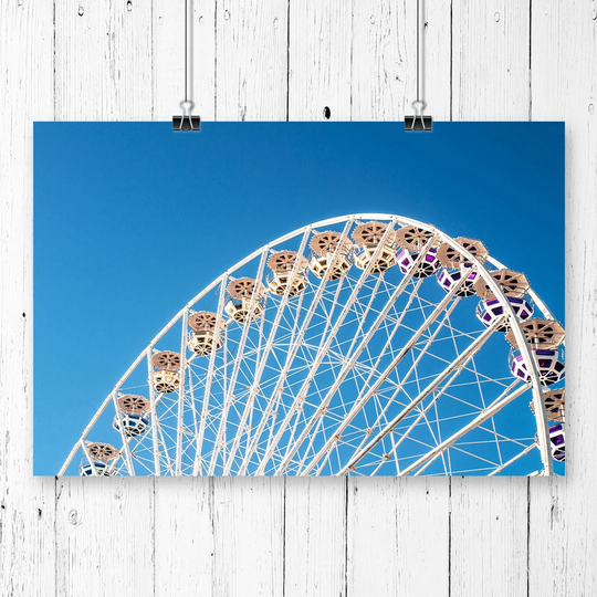 'Ferris Wheel Fairground' Graphic Art