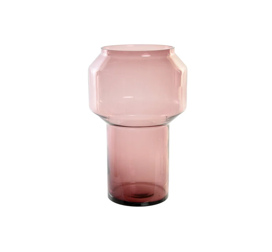 Pink 31Cm Glass Table Vase