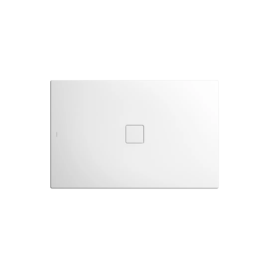 Conoflat 1000 x 900 mm Steel Enamel Shower Tray - Matt Alpine White