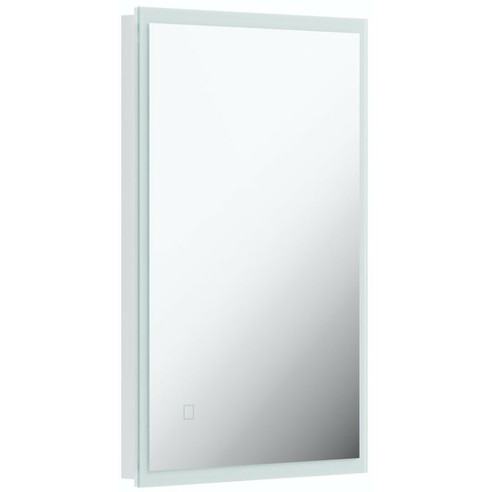 Mayne led illuminated mirror 500 x 700mm with demister - Silver - Mode