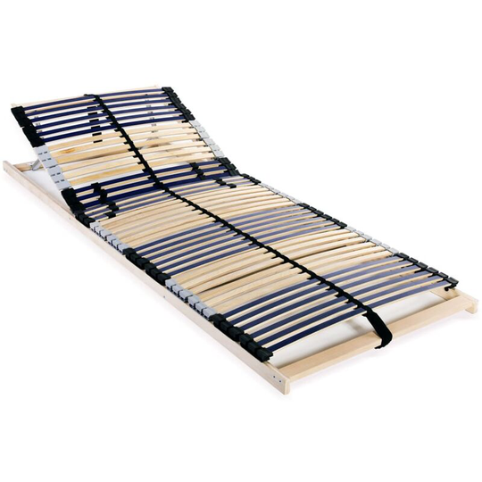 Glessite Slatted Bed Base by Symple Stuff Blue