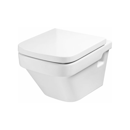 Roca Dama-N Compact Wall Hung Toilet 500mm Projection Soft Close Seat