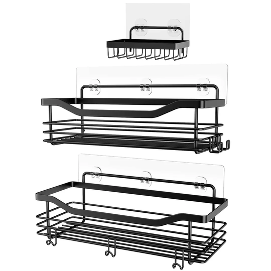 Overturf Adhesive Mount Stainless Steel Shower Basket
