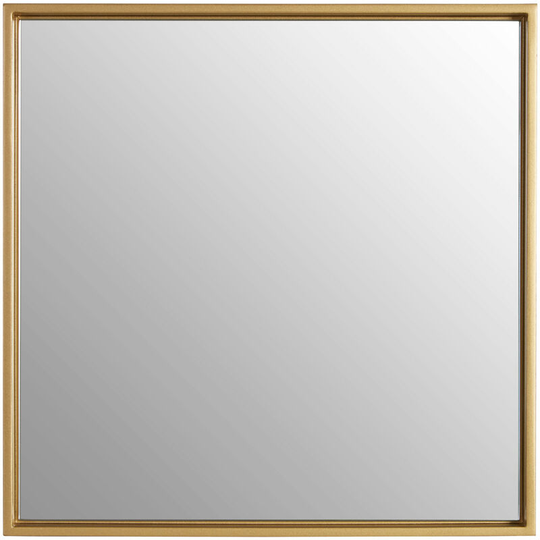 Wall Mirror Bathroom / Bedroom / Hallway Wall Mounted Small Gold Mirrors / Square Minimalistic Mirrors For Living Room 4 x 32 x 32 - Premier
