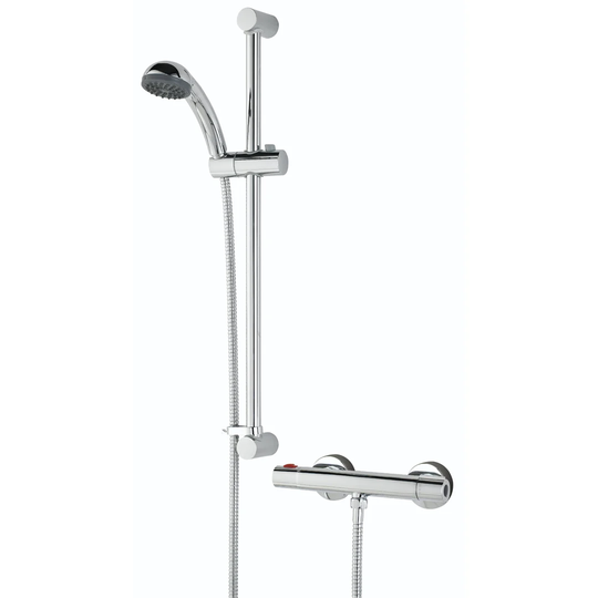 Zing Thermostatic Shower with Slider Rail