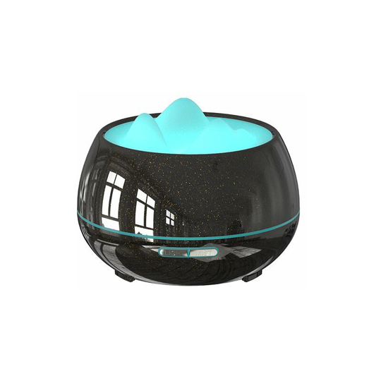 Perlerare - Essential Oil Diffusers, Air Humidifier, Ultrasonic Humidifier 500ML Large Capacity Aroma Diffuser, Black