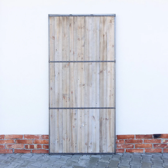 Minner Solid Pine Sliding Door Primed