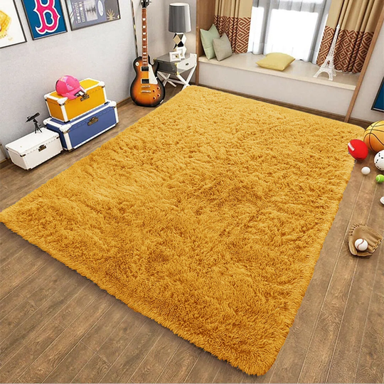 Gryta Shaggy Yellow Rug