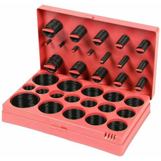 Superseller - 419Pcs Universal Assortment Metric O-Ring Gasket Kit with Storage Box