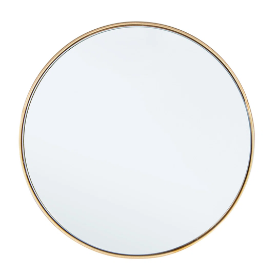 Yosef Round Framed Wall Mounted Accent Mirror